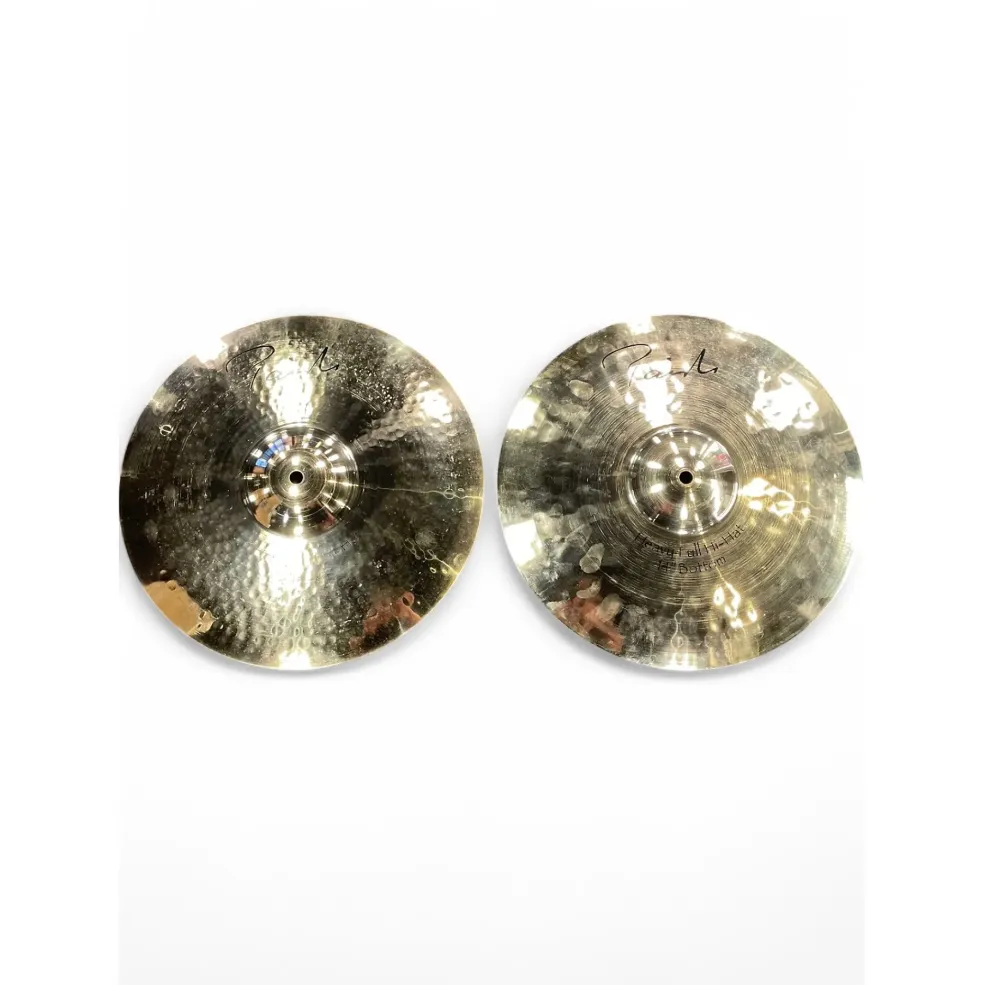 Used Paiste 14in Signature Reflector Hi Hat Pair Cymbal