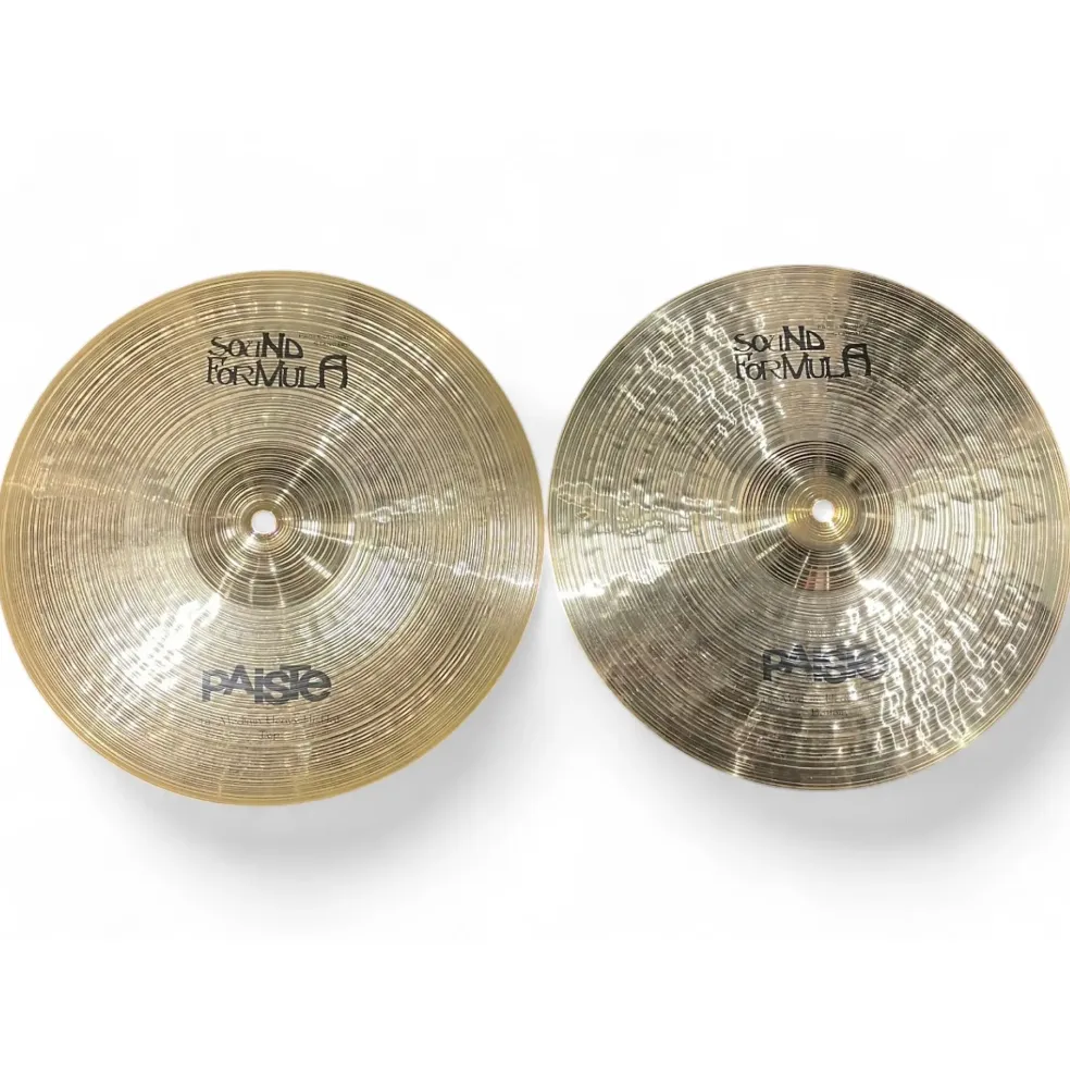 Used Paiste 14in Sound Formula Medium Heavy Hi-Hat Pair Cymbal Cymbal
