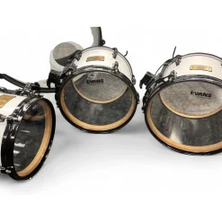 Used Pearl 5 Piece Masters Custom Maple White Drum Kit