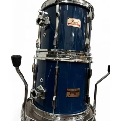 Used Pearl 4 piece MLX Sheer Blue Drum Kit