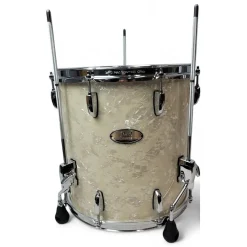 Used Pearl 14X14 Session Studio Select Drum Nicotine White Marine Pearl