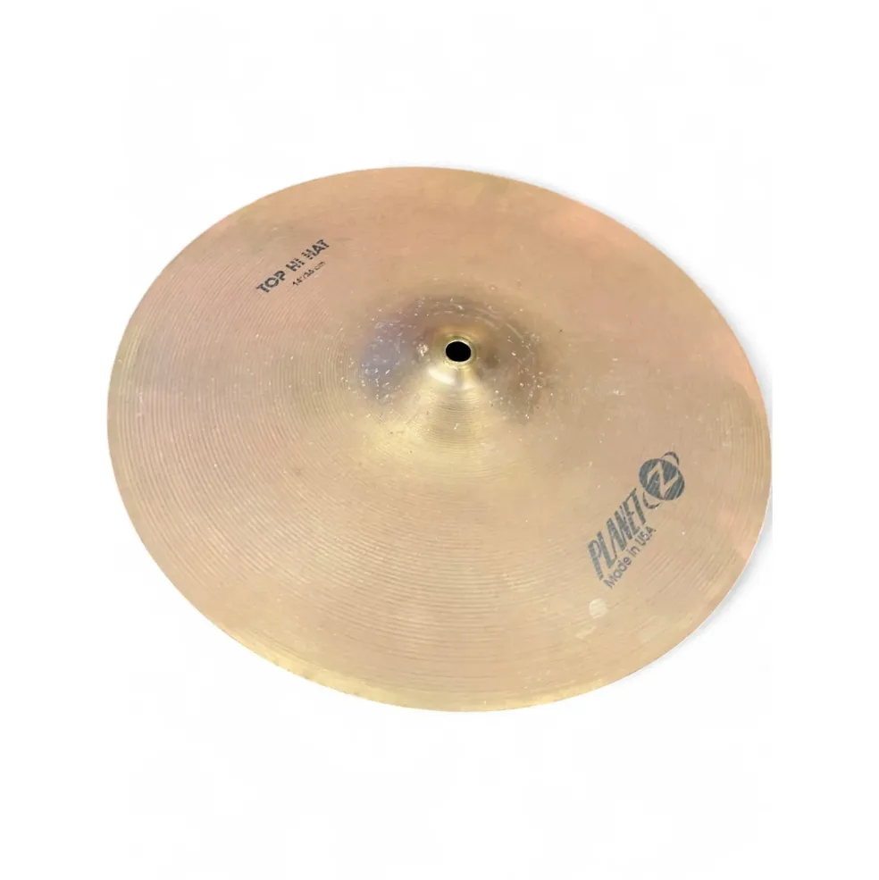 Used Planet Z 14in hi hat top Cymbal