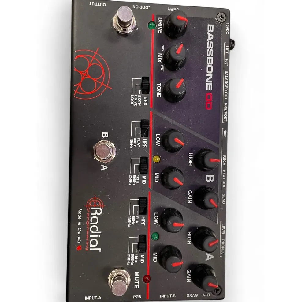 Used Radial Engineering BASSBONE OD Bass Effect Pedal