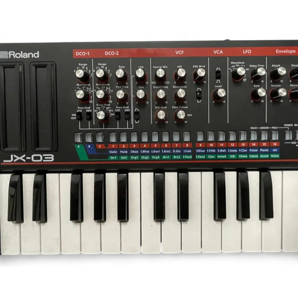 Used Roland JX03 Synthesizer