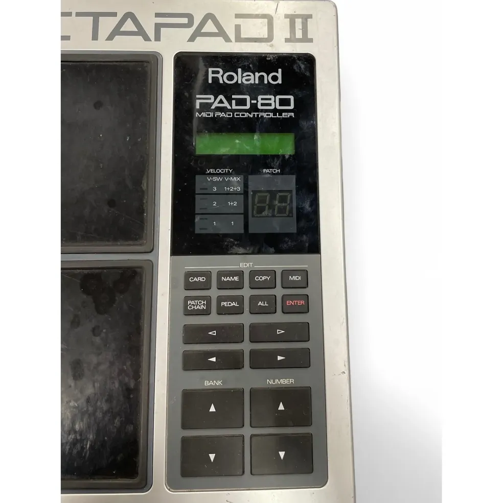 Used Roland Octapad II MIDI Controller