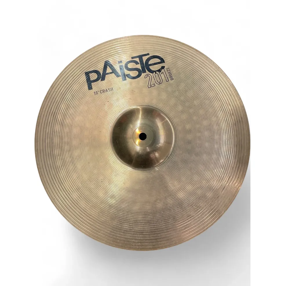 Used 2020s Paiste 16in 201 Bronze Crash Cymbal