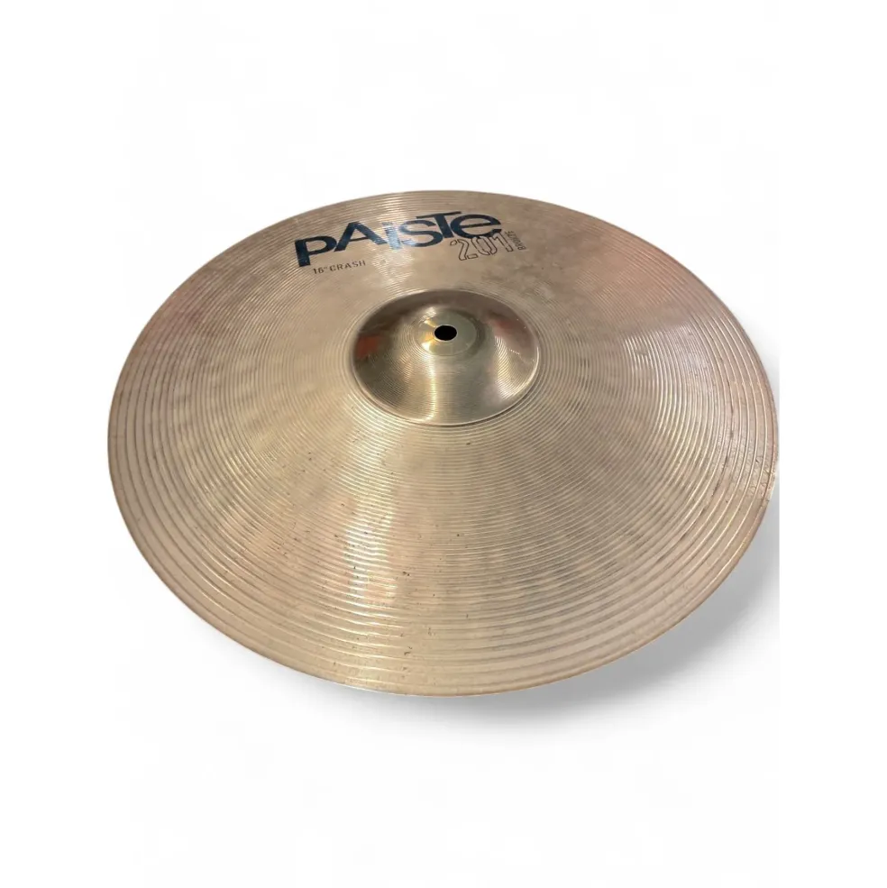 Used 2020s Paiste 16in 201 Bronze Crash Cymbal