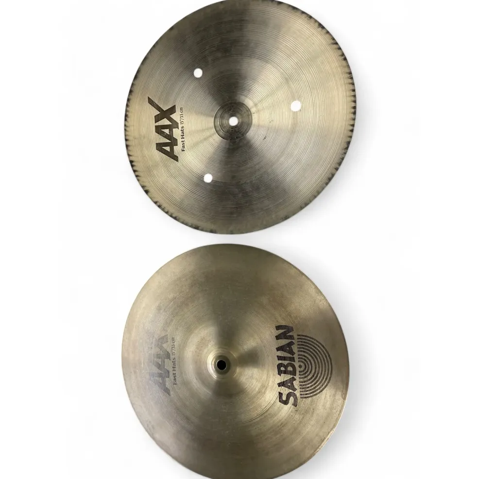 Used 2020s SABIAN 13in AAX Fast Hi Hat Pair Cymbal