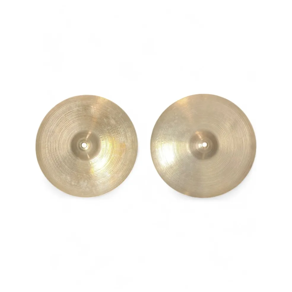 Used 1960s Zildjian 14in A Series Hi Hat Pair Cymbal