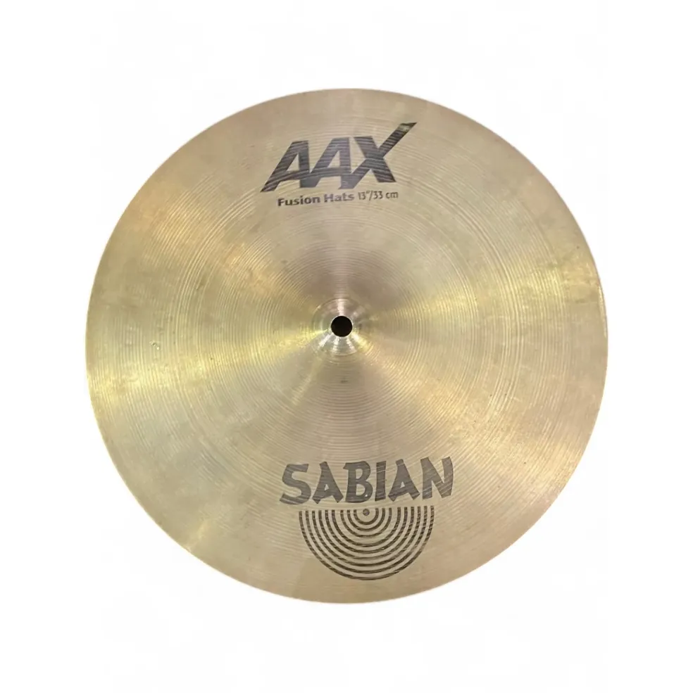 Used SABIAN 13in AAX Fusion Hi Hat Pair Cymbal