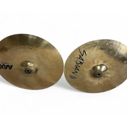 Used SABIAN 14in AAX Medium Hats Pair Cymbal
