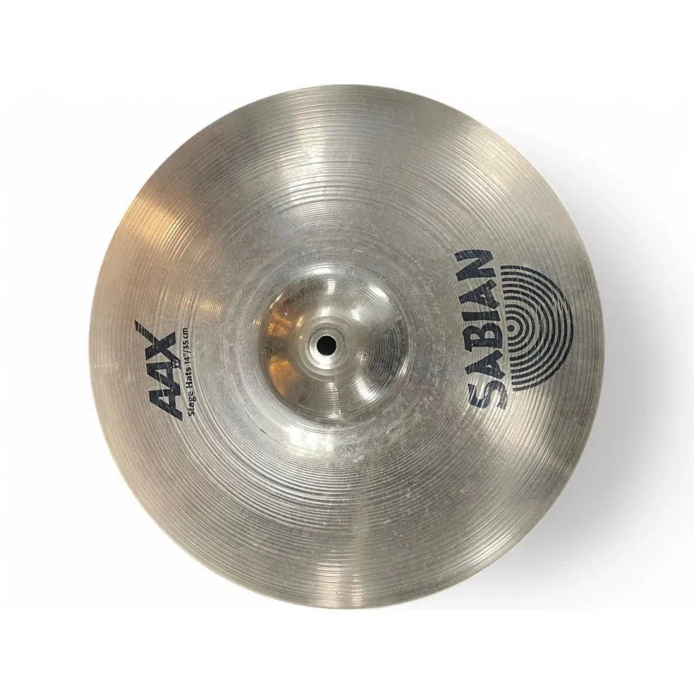 Used SABIAN 14in AAX Stage Hats 14" Cymbal