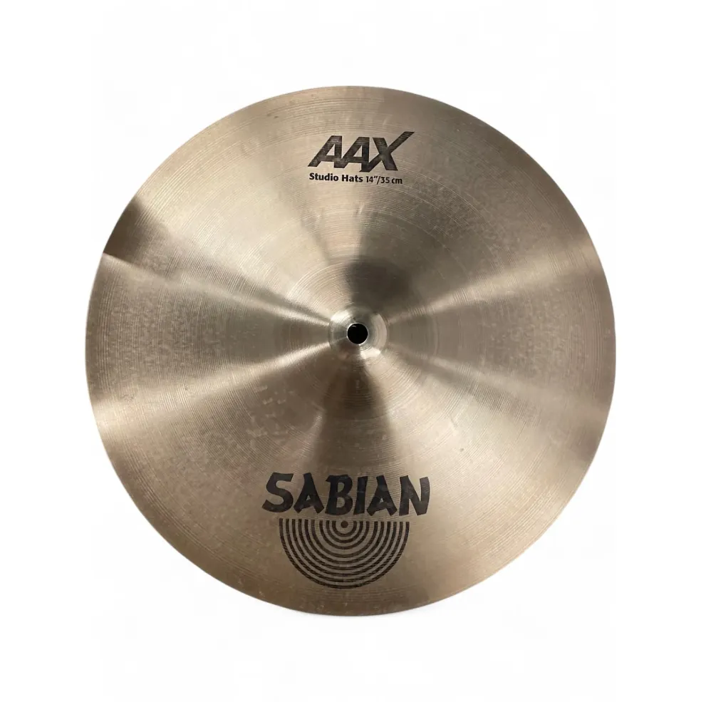 Used SABIAN 14in AAX STUDIO HI HATS Cymbal