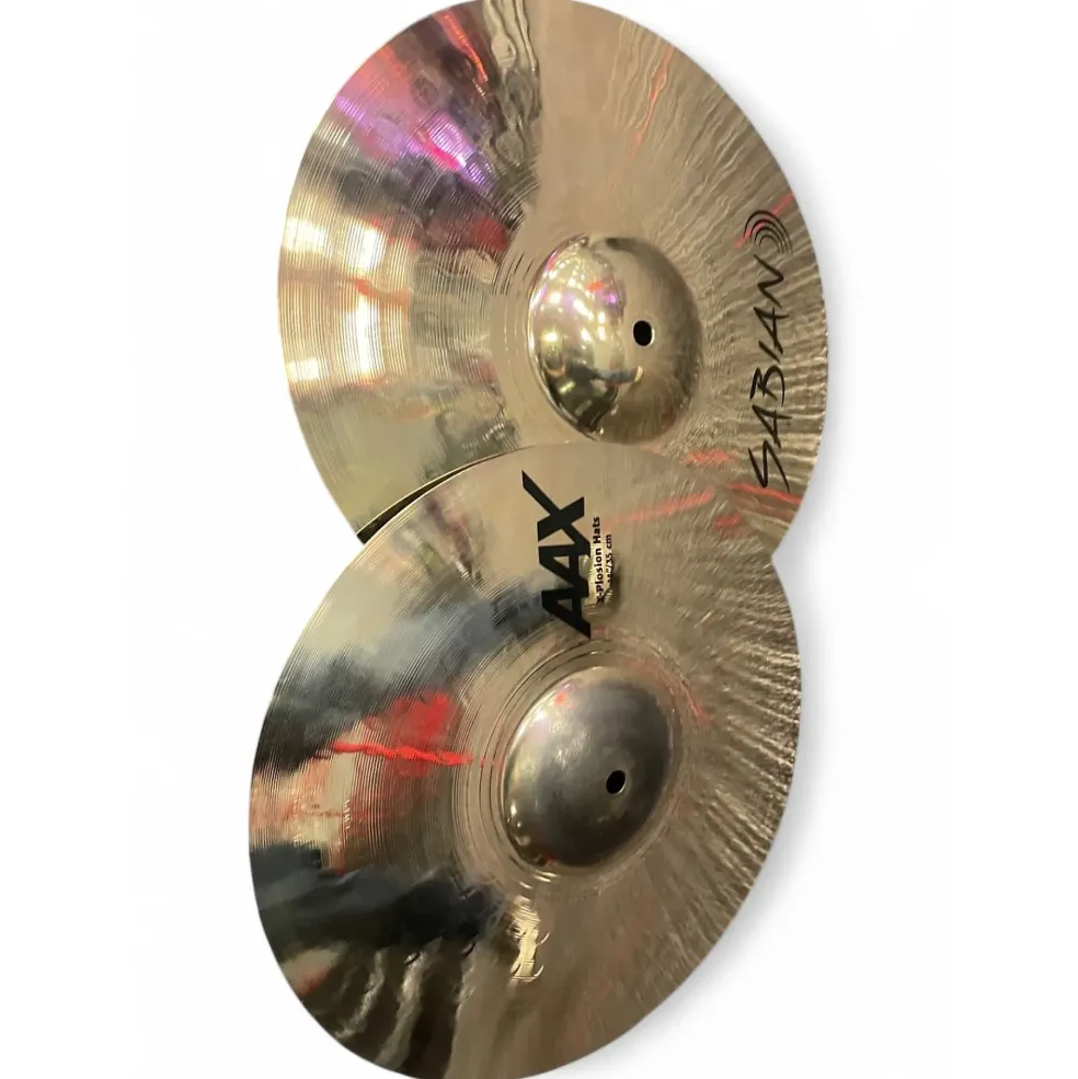 Used SABIAN 14in AAX Xplosion Hi Hat Pair Cymbal