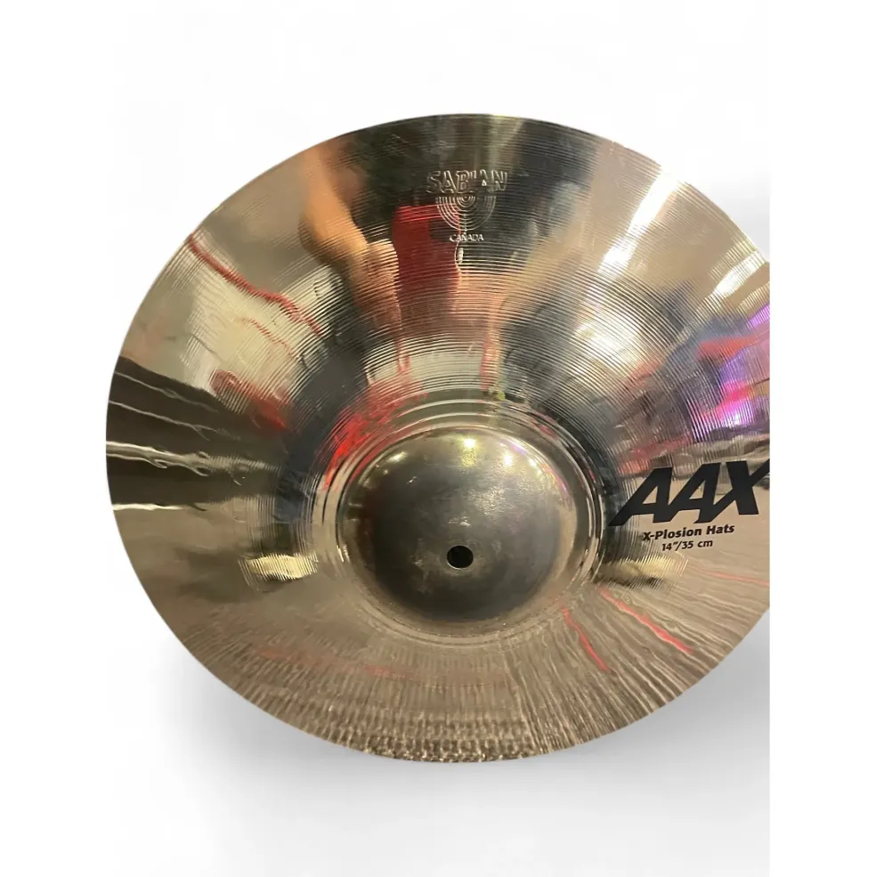 Used SABIAN 14in AAX Xplosion Hi Hat Pair Cymbal