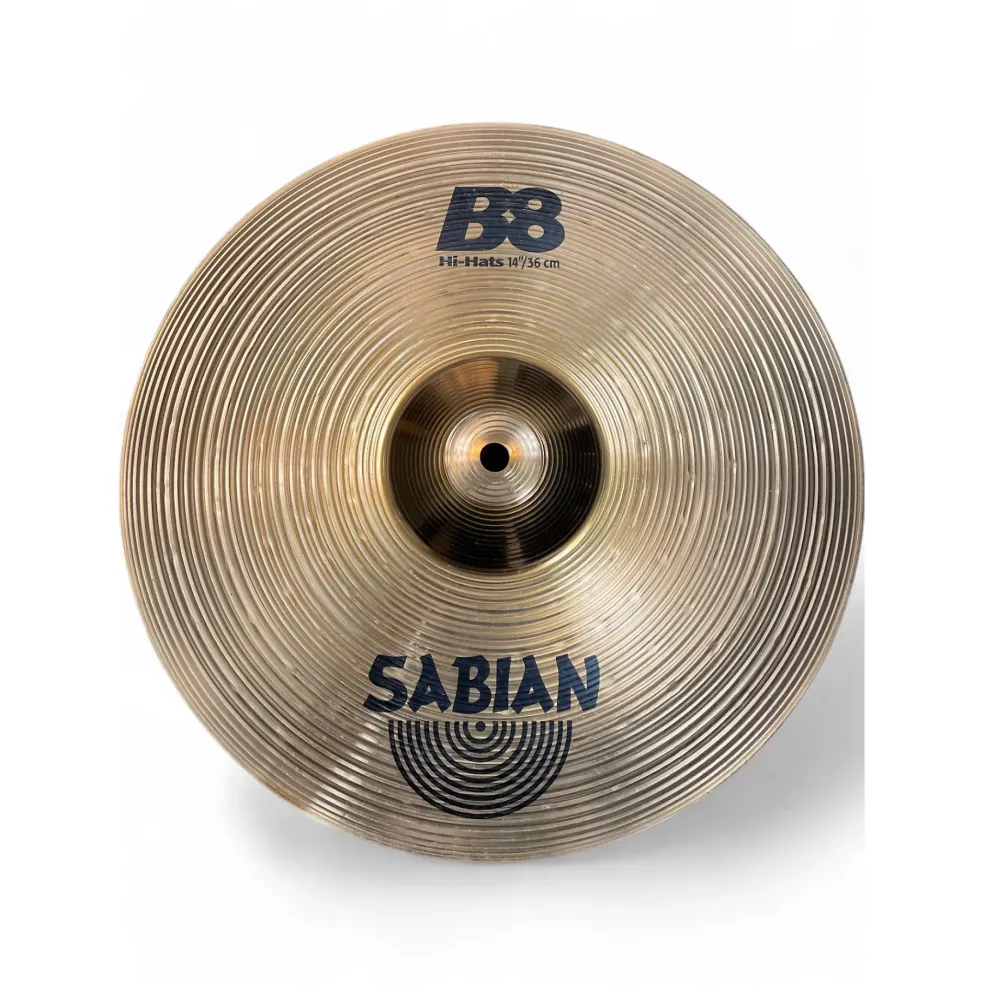 Used SABIAN 14in B8 Hi Hat Pair Cymbal