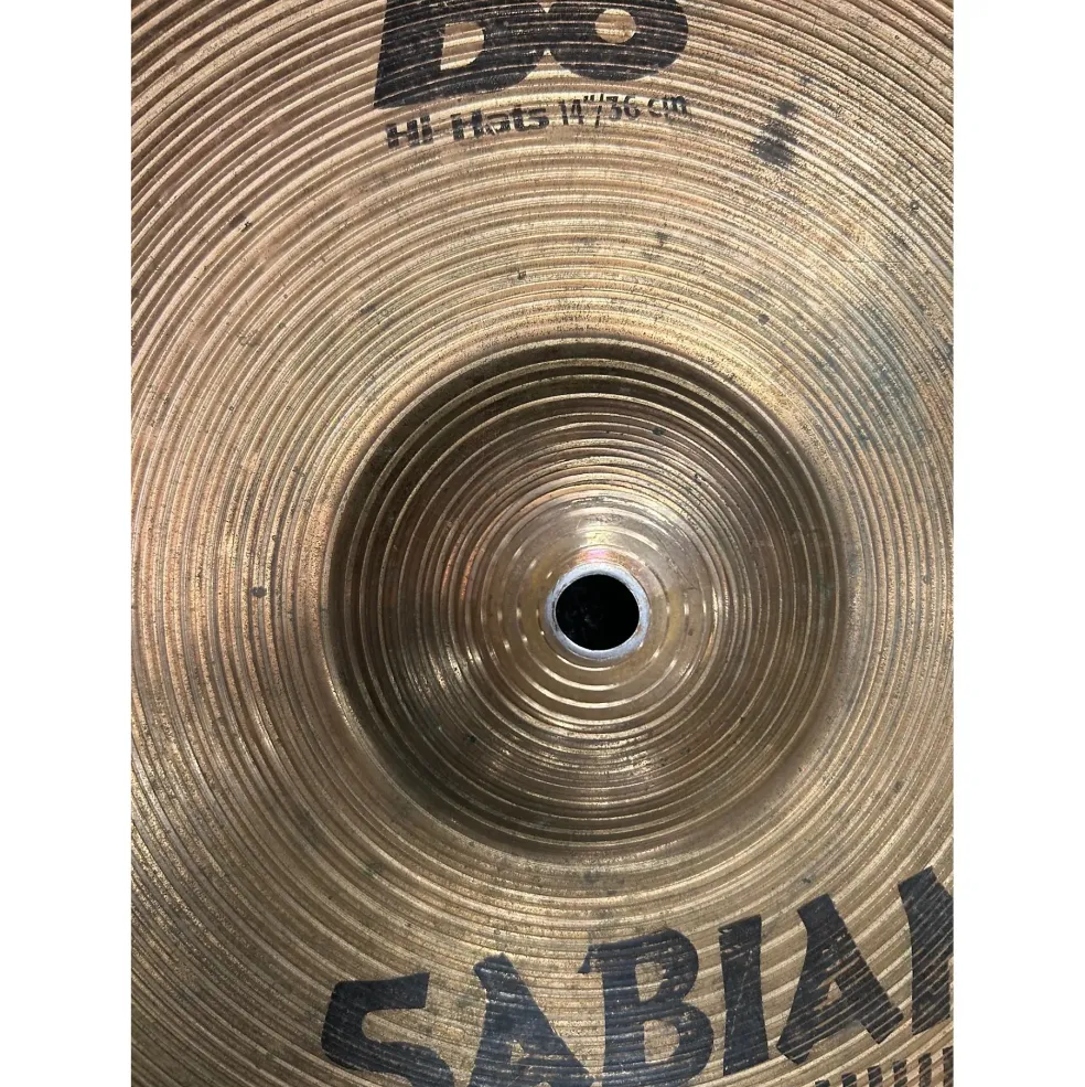 Used SABIAN 14in B8 Hi Hat Pair Cymbal