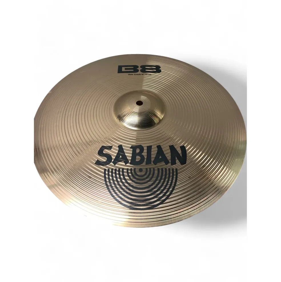 Used SABIAN 16in B8 Thin Crash Cymbal