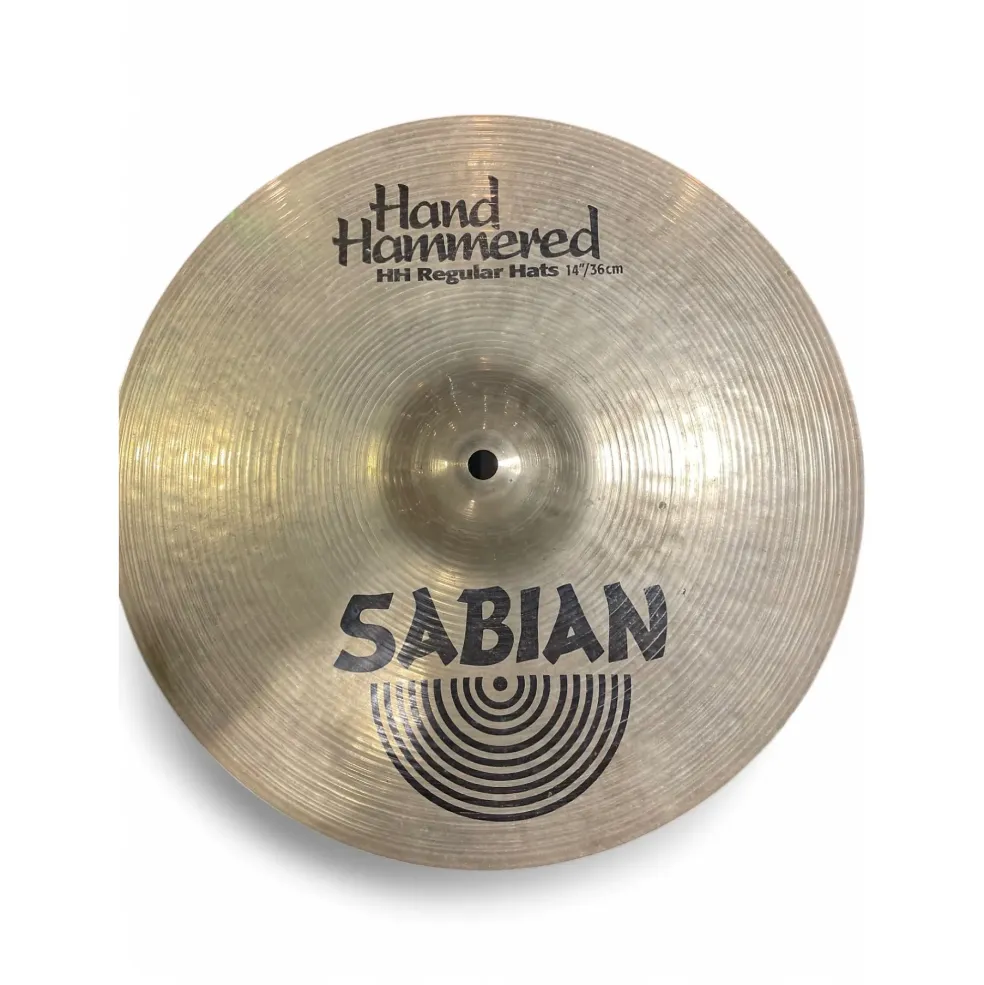 Used SABIAN 14in hh regular hats Cymbal
