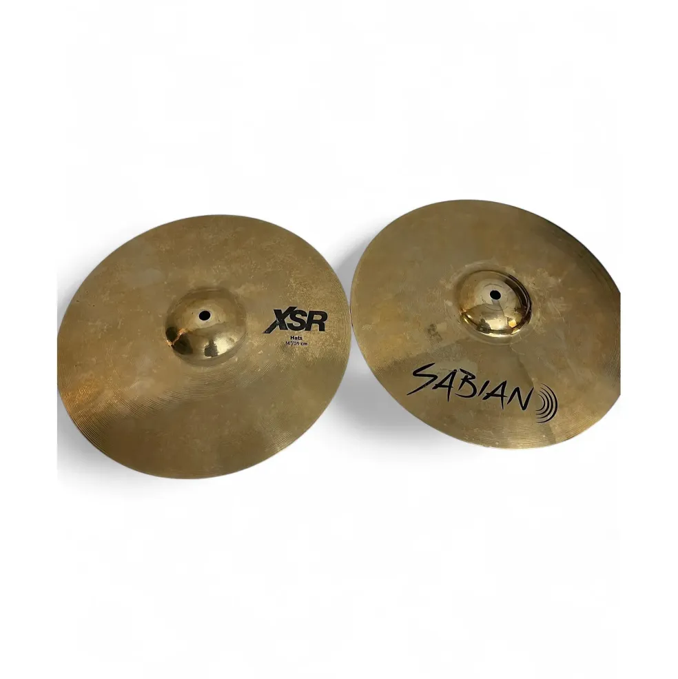 Used SABIAN 14in XSR Hi Hat Pair Cymbal