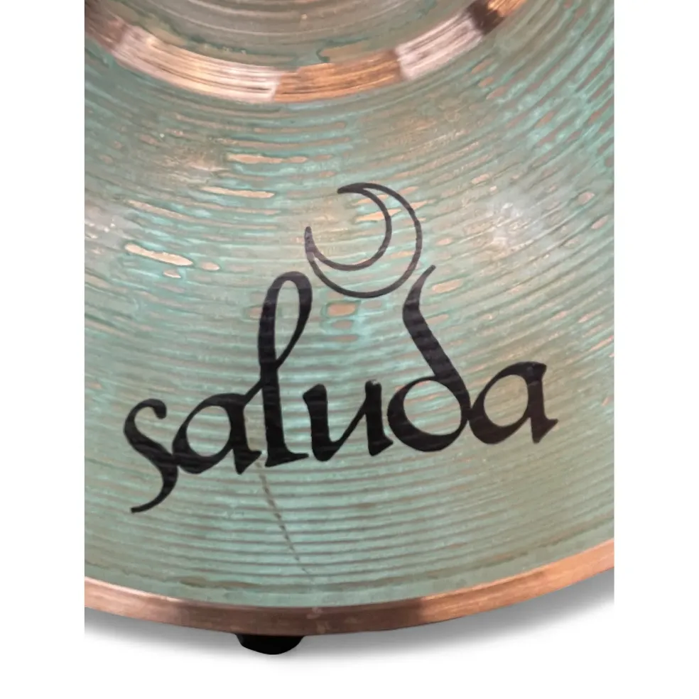 Used Saluda 14in Green Goddess Cymbal