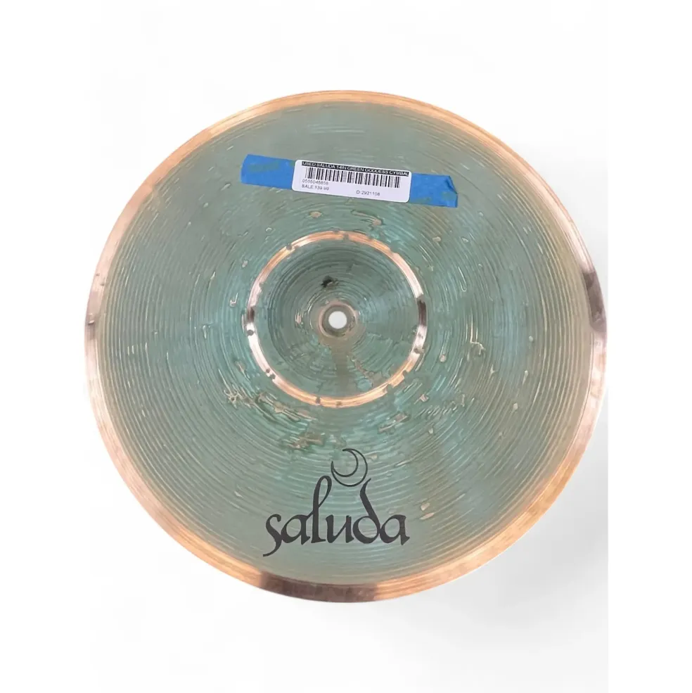Used Saluda 14in Green Goddess Cymbal