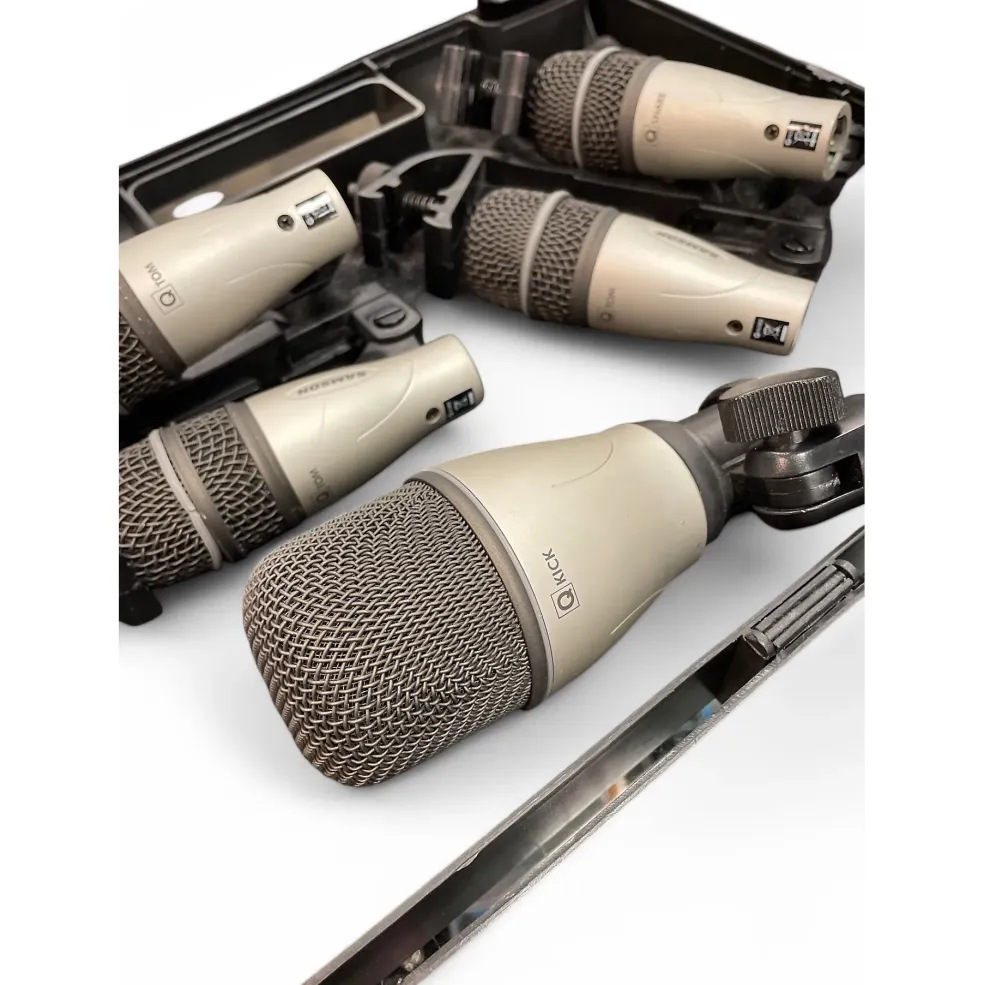 Used Samson Q 5Kit Drum Microphone