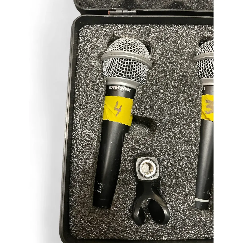 Used Samson R21 3-PACK Dynamic Microphone