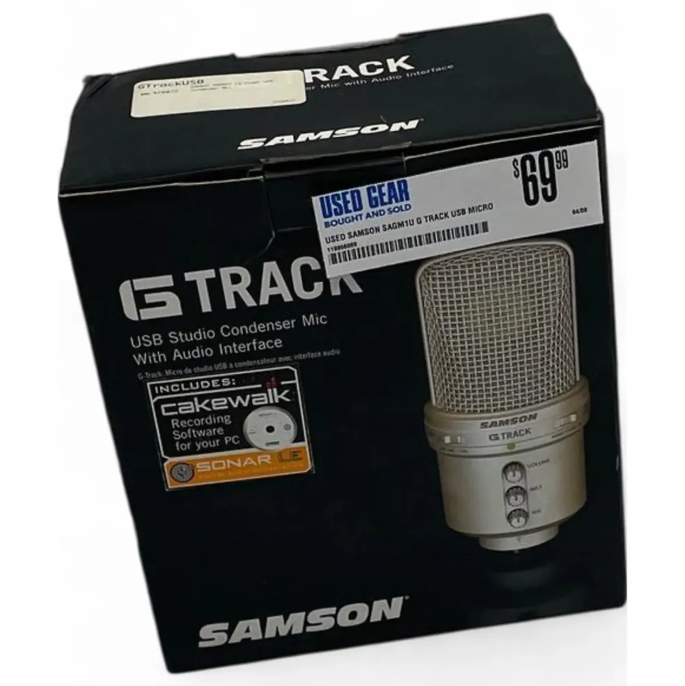 Used Samson SAGM1U G Track USB Microphone