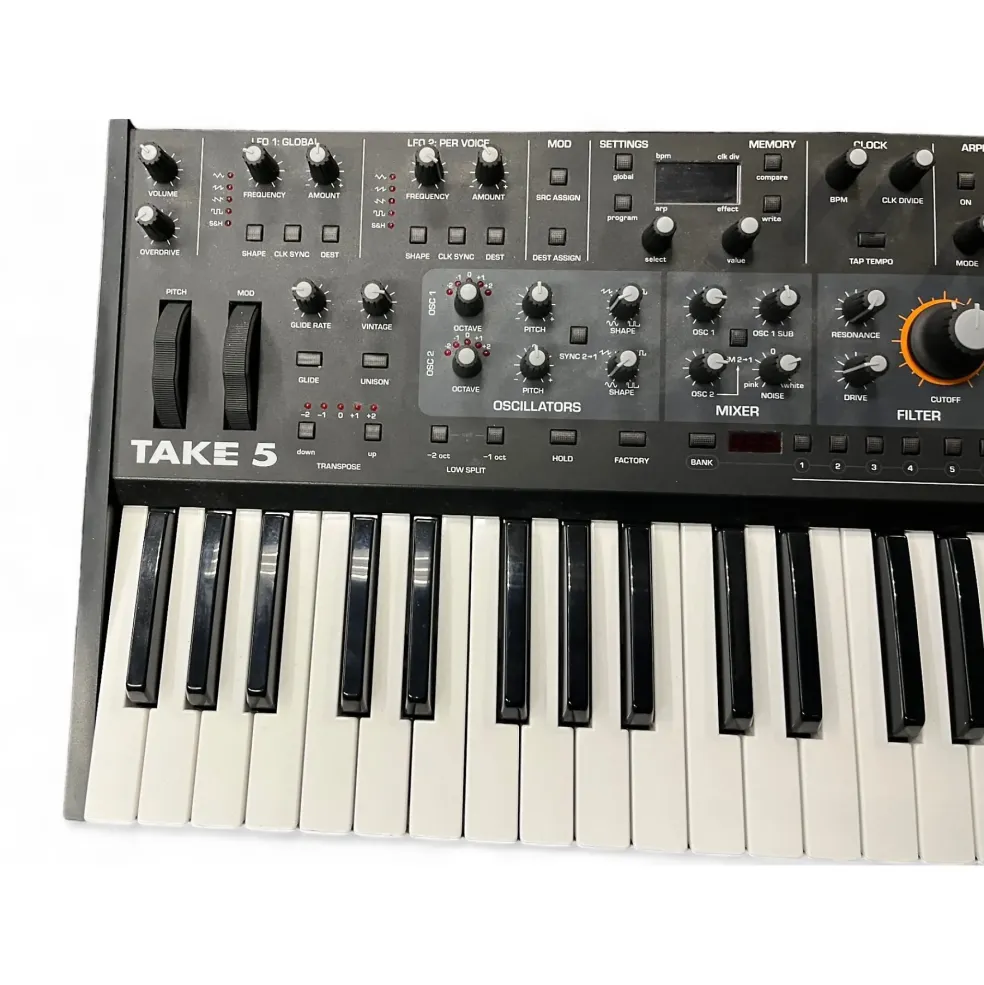 Used Sequential TAKE 5 Synthesizer