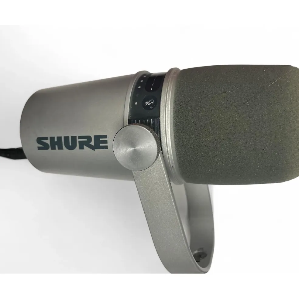 Used Shure mv7 USB Microphone