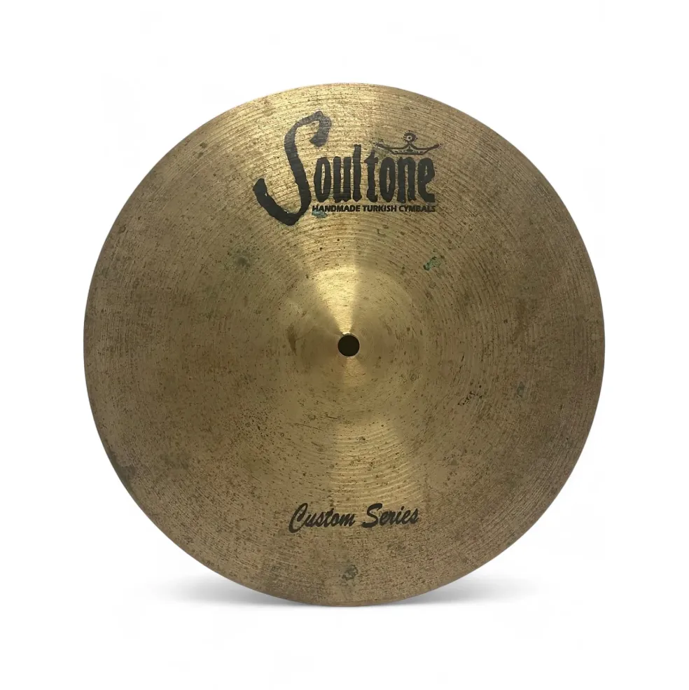 Used Soultone CUSTOM SERIES HI HAT PAIR Cymbal