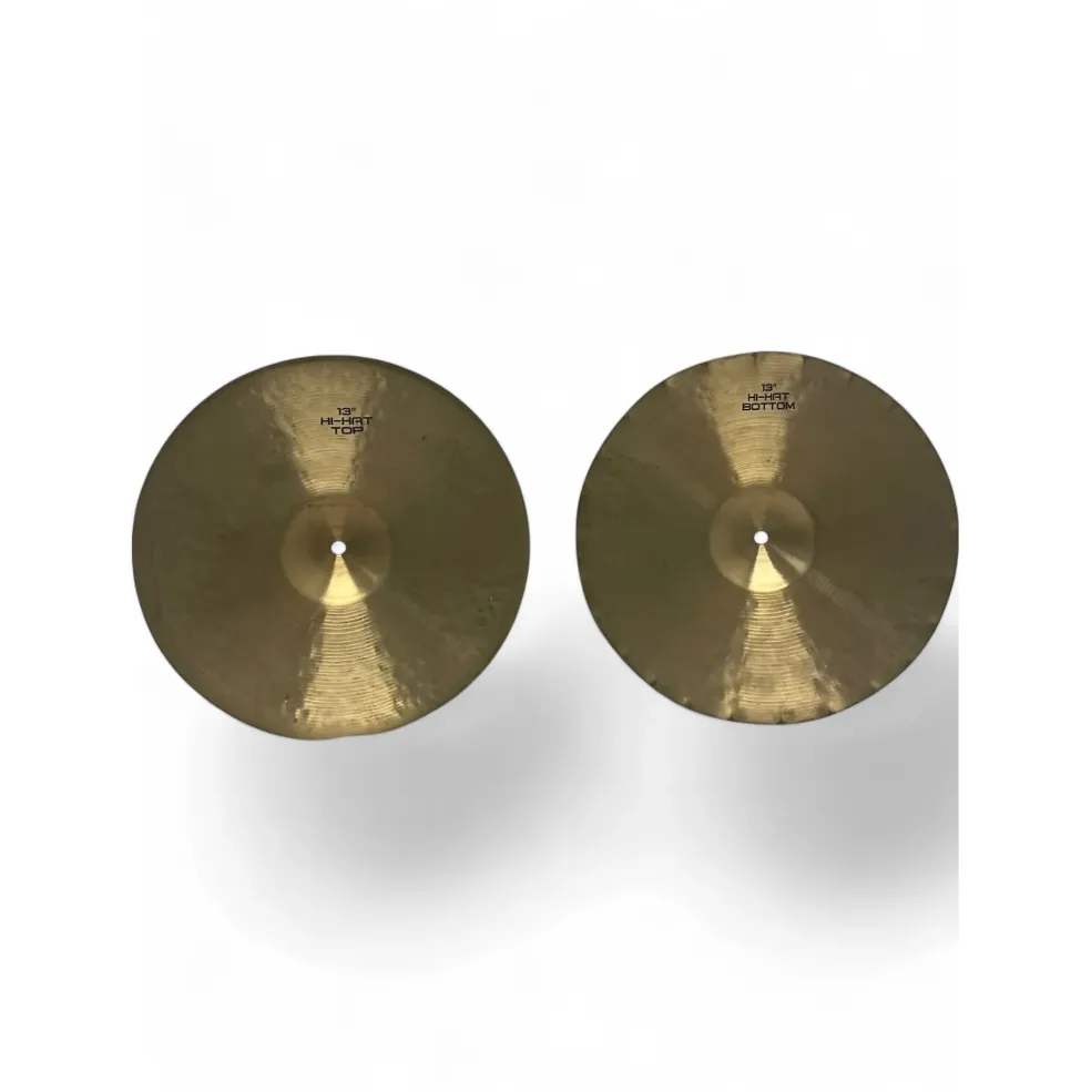 Used Soultone CUSTOM SERIES HI HAT PAIR Cymbal