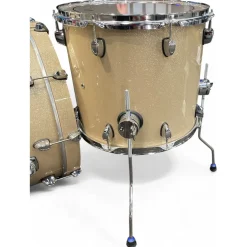 Used SPL 5 Piece VELOCITY 5PC CHAMPAGNE GLITTER Drum Kit