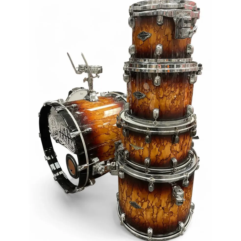Used TAMA 5 Piece starclassic bubinga molten brown burst Drum Kit