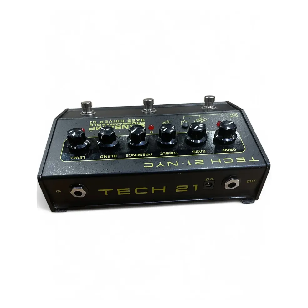 Used Tech 21 Sansamp PBDR Bass Driver DI Bass Effect Pedal