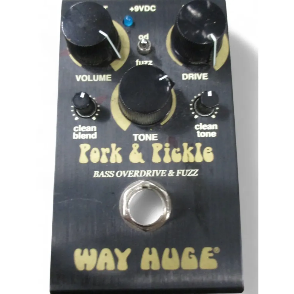 Used Way Huge Electronics WHE214 Pork & Pickle Bass Overdrive Fuzz Bass Effect Pedal