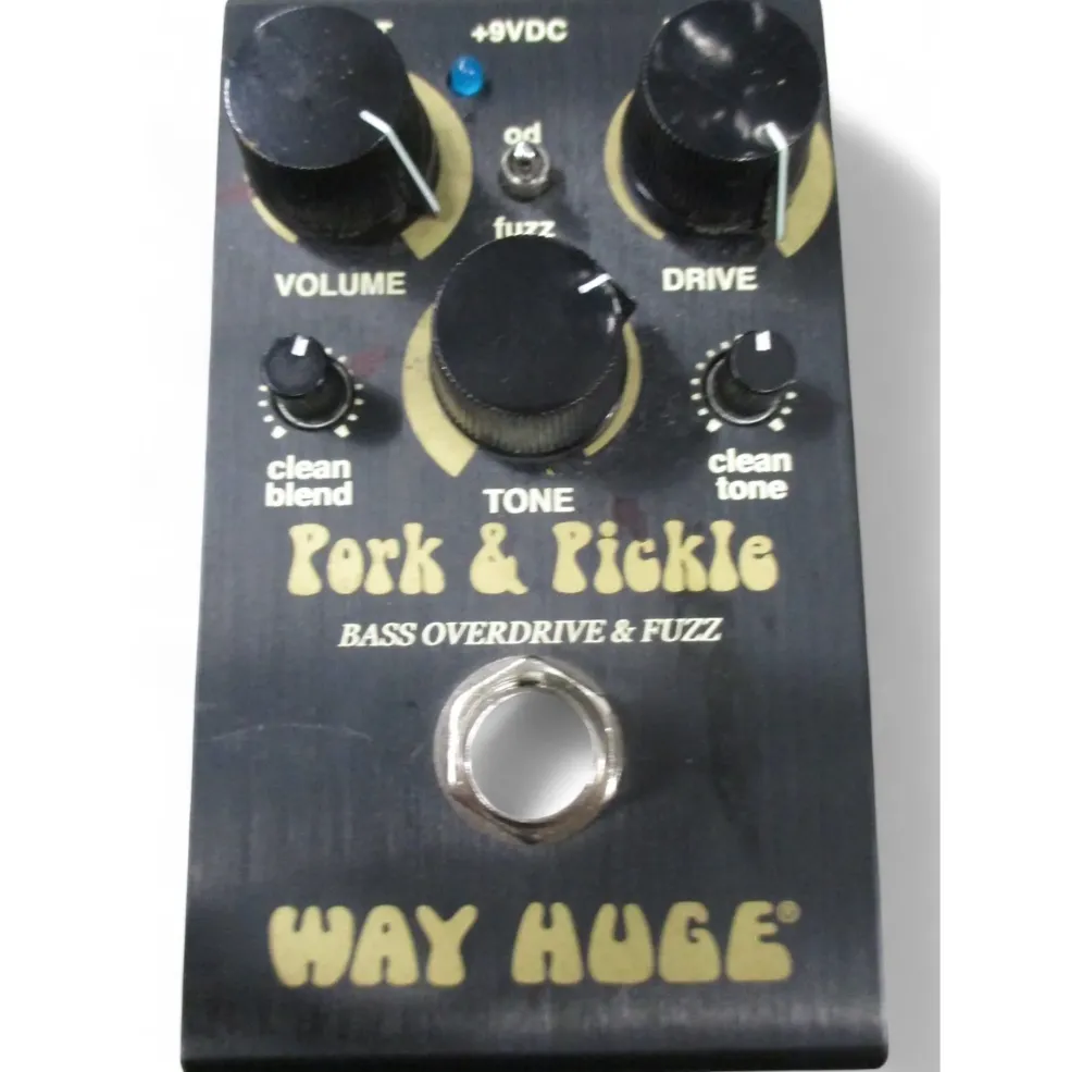 Used Way Huge Electronics WHE214 Pork & Pickle Bass Overdrive Fuzz Bass Effect Pedal