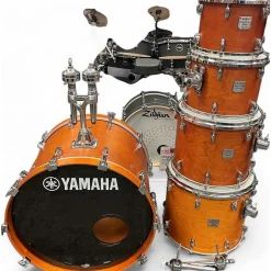 Used Yamaha 5 piece Birch Custom Absolute Aged Natural Drum Kit