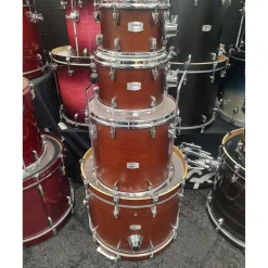Used Yamaha 4 Piece Tour Custom chocolate satin Drum Kit
