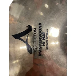 Used Zildjian 15in A Custom Mastersound Hi Hat Pair Cymbal