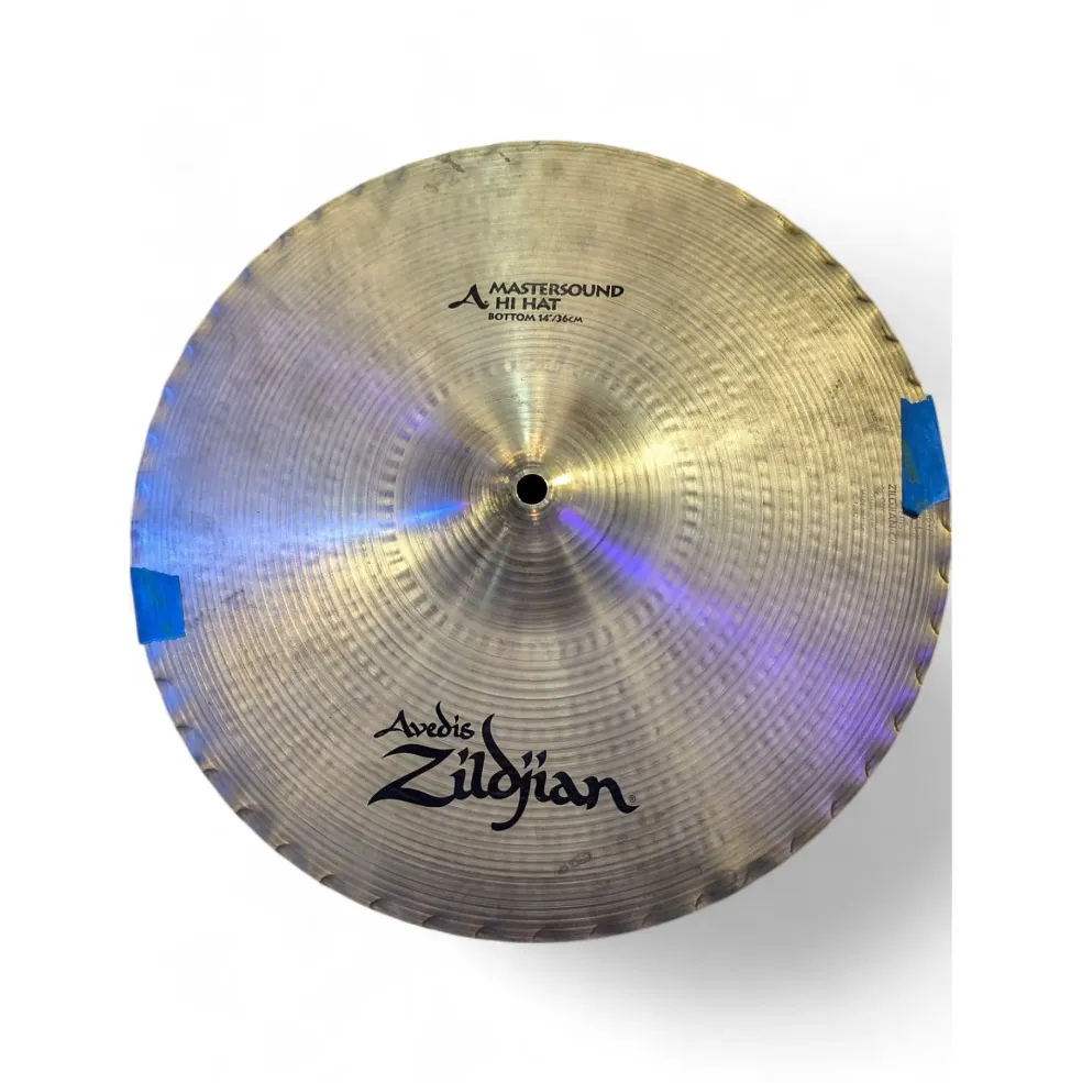 Used Zildjian 15in A Custom Mastersound Hi Hat Pair Cymbal