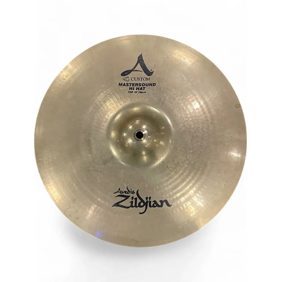 Used Zildjian 13in A Custom Hi Hat Pair Cymbal