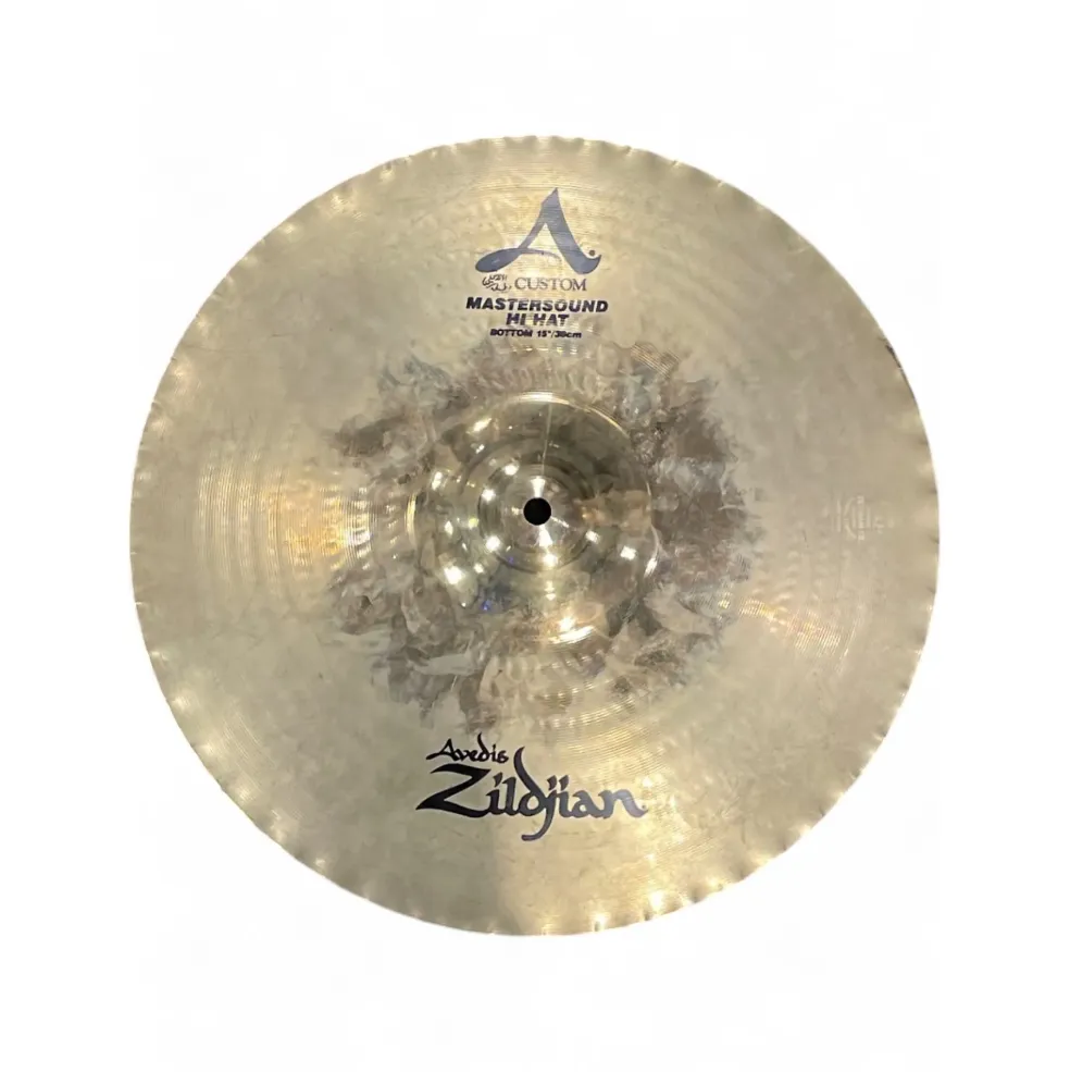 Used Zildjian 13in A Custom Hi Hat Pair Cymbal