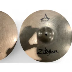 Used Zildjian 14in A Custom Hi Hat Bottom Cymbal