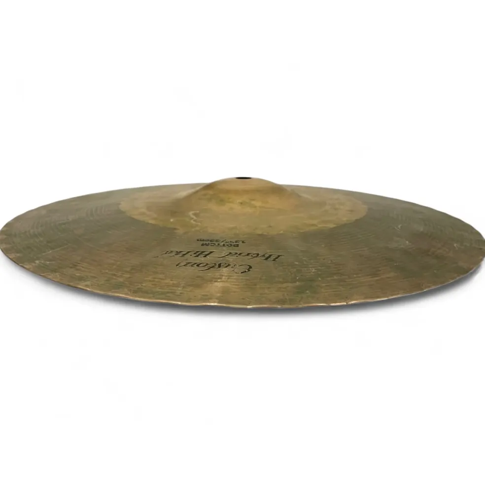 Used Zildjian 14.25in K Custom Hybrid Hi Hat Pair Cymbal