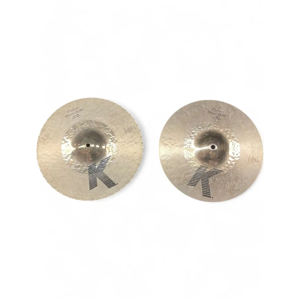 Used Zildjian 13in K Custom Dark Hi Hat Bottom Cymbal