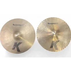 Used Zildjian 14in K Mastersound Hi Hats Pair Cymbal