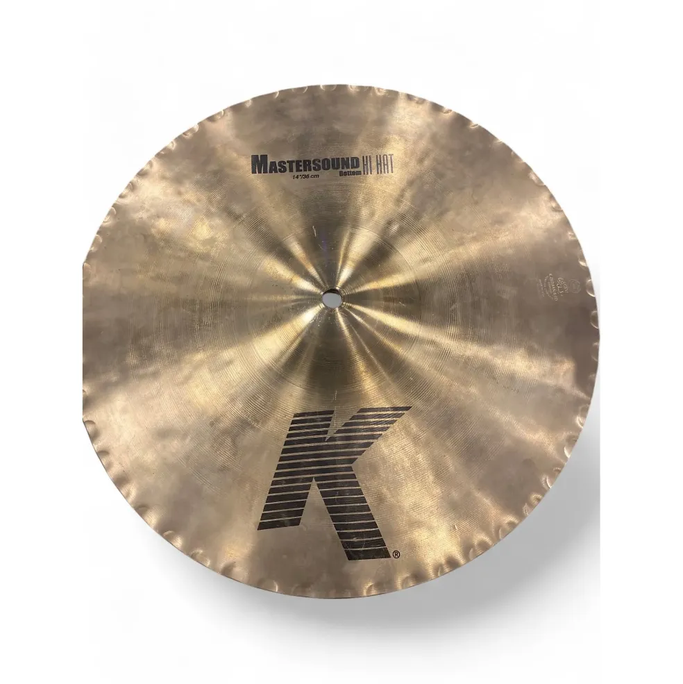 Used Zildjian 14in K Mastersound Hi Hats Pair Cymbal