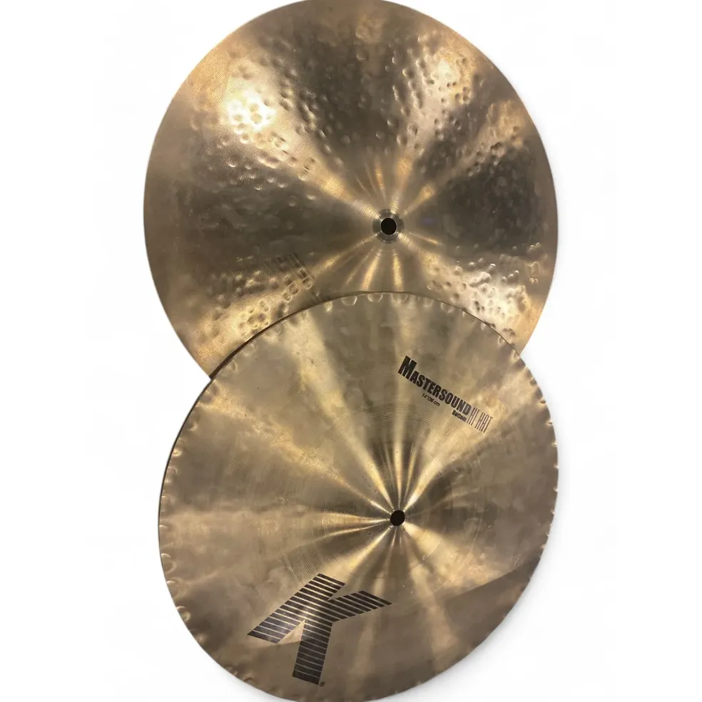 Used Zildjian 14in K Mastersound Hi Hats Pair Cymbal